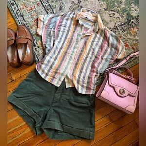 Madewell Striped button-down Blouse